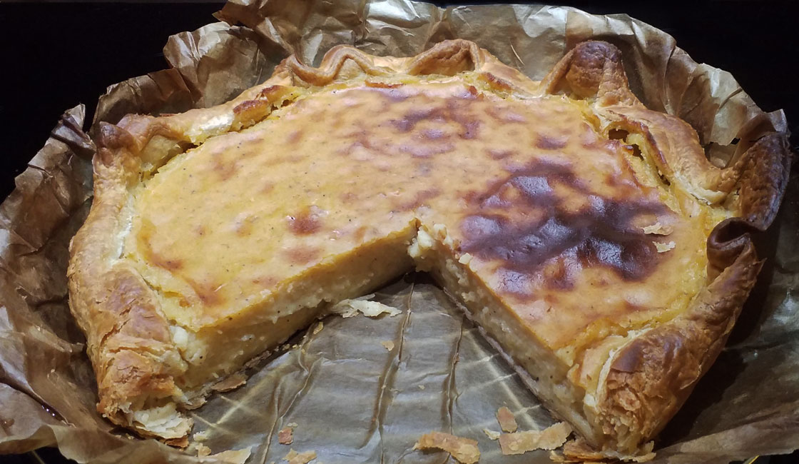 Flan pâtissier au lait de brebis