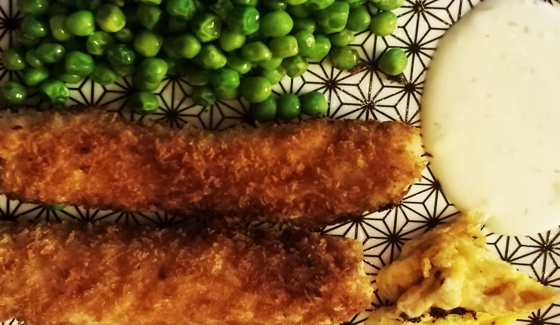 Loup façon fish & peas