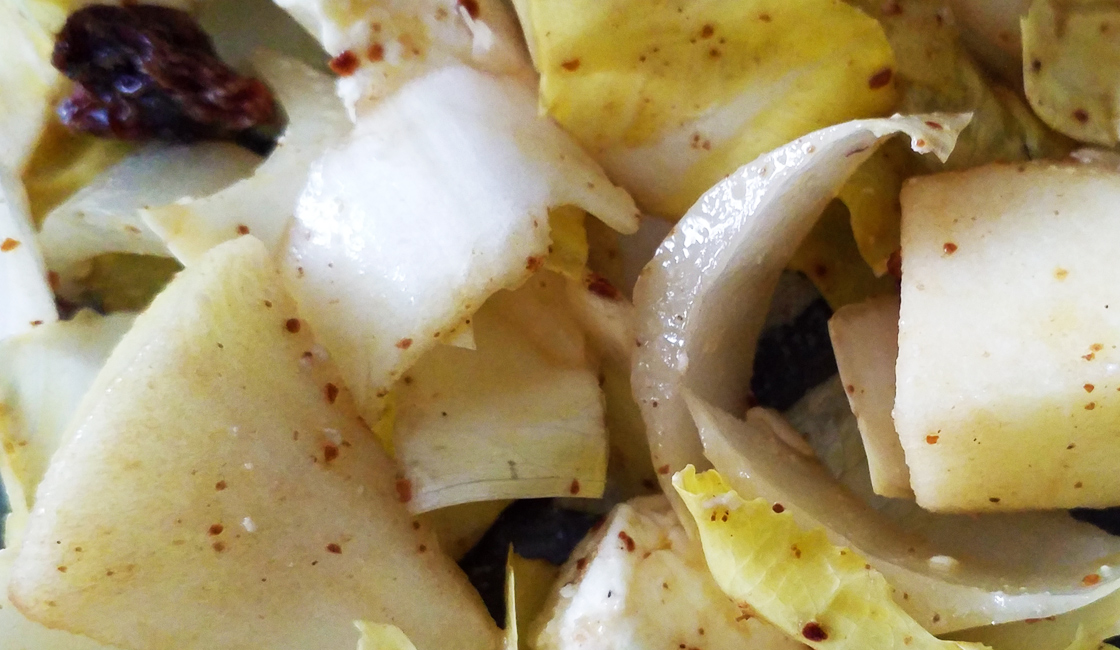 Salade endives et pommes