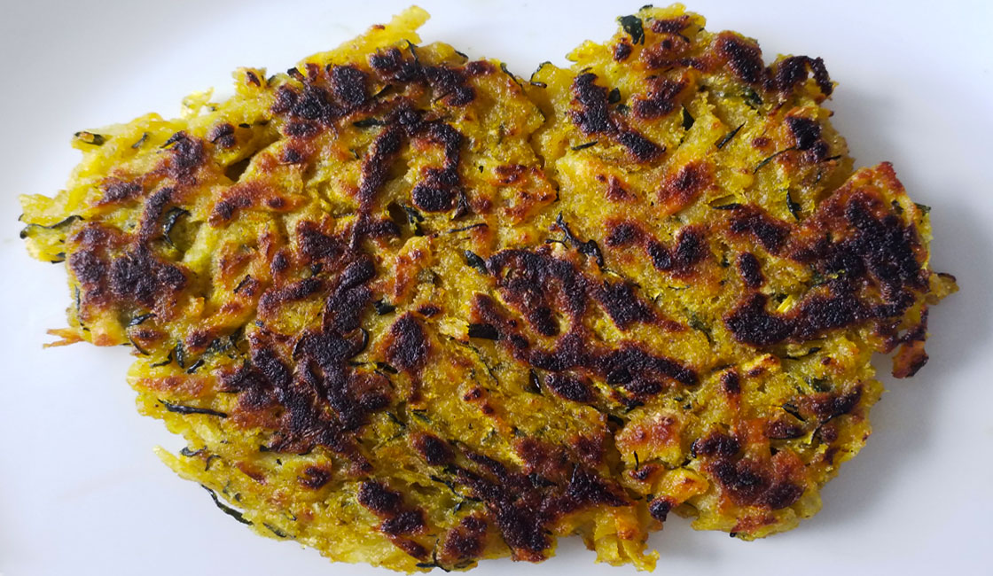 Courgette en rösti