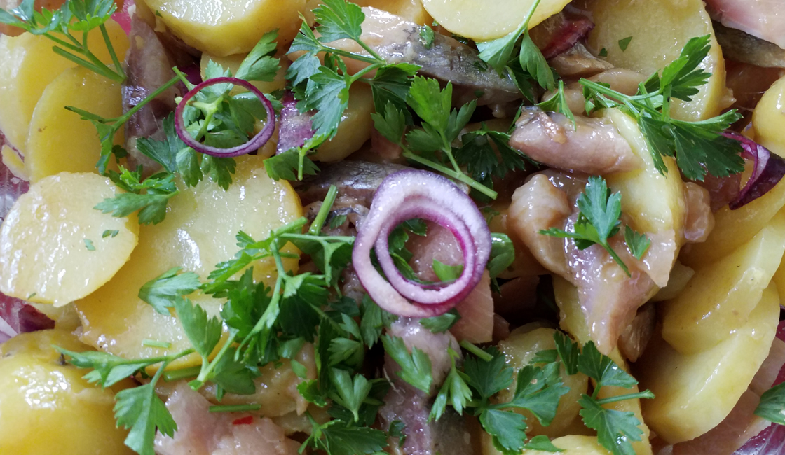 Salade pomme de terre et hareng