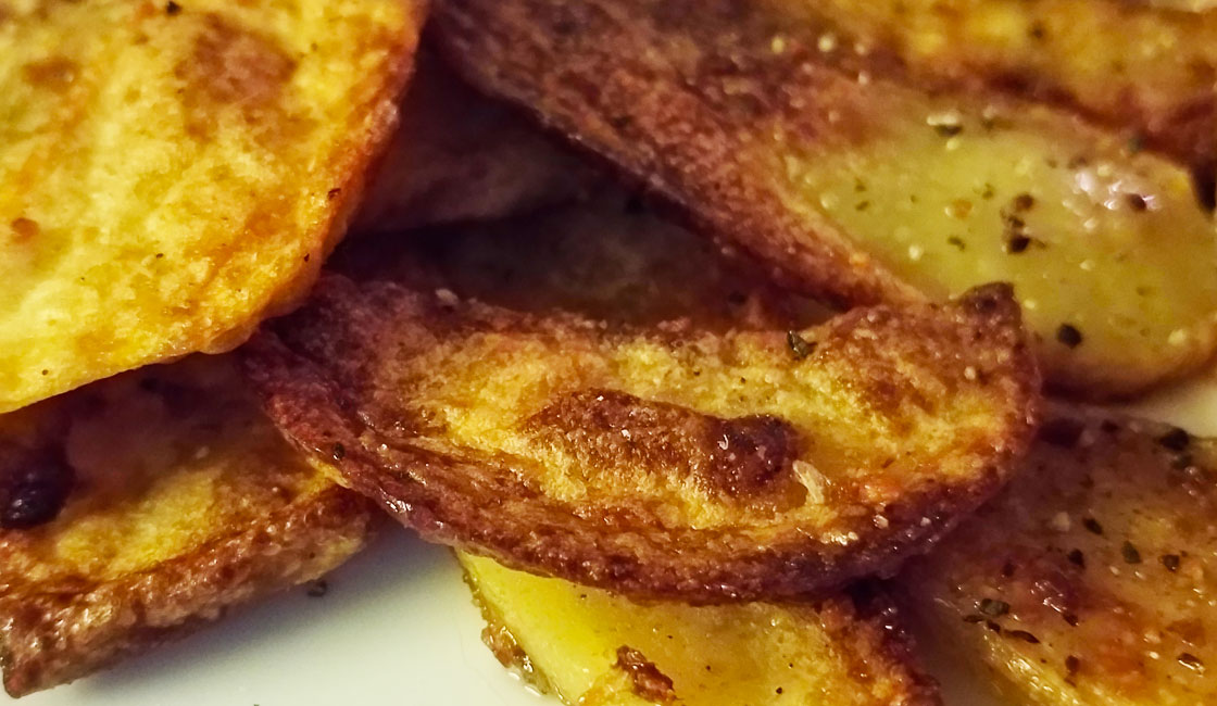 Langue de pomme de terre au four