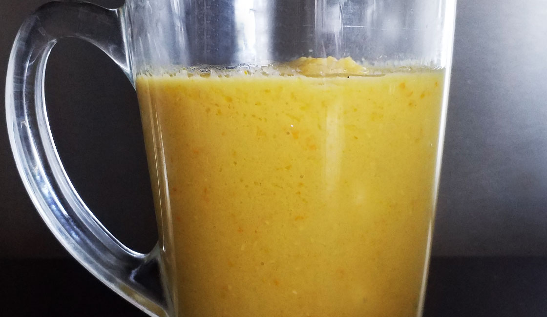 Soupe froide de courgette