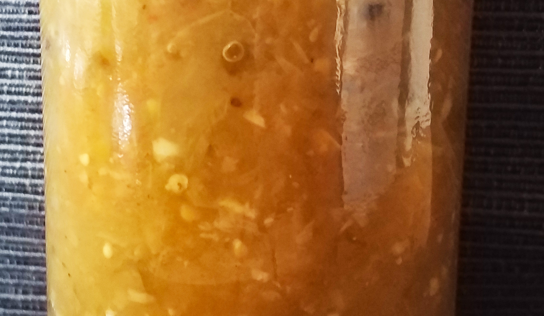 Chutney de tomate verte